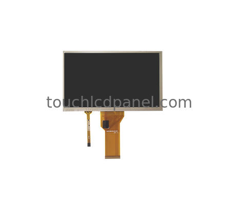 LVDS 7' Touch LCD Panel με 4 αγωγούς αντίστασης 800x480 1024x600 Pixels