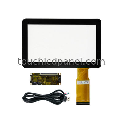 Υπερ-αντιδραστική οθόνη 10ms Multi Touch 8' PCAP με θερμαινόμενο γυαλί για βιομηχανικό πίνακα ελέγχου