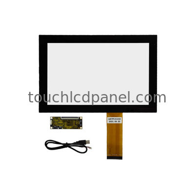 10.1'' ταχύτητα απόκρισης 10ms PCAP οθόνες αφής διαδραστικές προωθημένες χωρητικές οθόνες αφής γυαλί