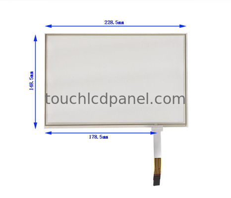 217 X 136,2 mm 10,1 ίντσες Αντίσταση Εικονική οθόνη με σύνδεση FPC Χρόνος απόκρισης 10ms