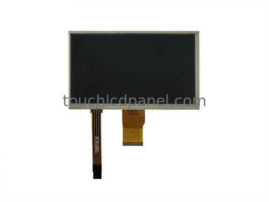 7 ιντσών οθόνη LCD 1024x600 με 4-πιν 2.54 οθόνη προσκόλλησης αντίστασης για βιομηχανικό πίνακα ελέγχου