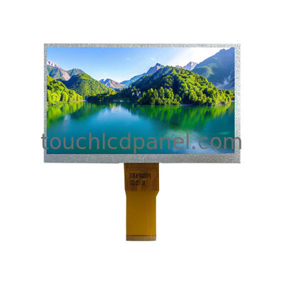7 ιντσών πίνακας LCD 50 πινών με καλώδιο σύνδεσης FPC 68mm και ανάλυση 1024 x 600 και φωτεινότητα 400 Nits