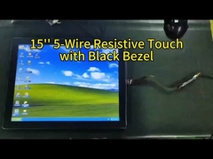 15 ιντσών Υπερ ανθεκτική 5 καλωδίων ανθεκτική οθόνη αφής με υψηλή διαπερατότητα για ιατρική χρήση